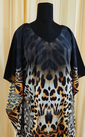 Tiger Print Kaftan - Tunics